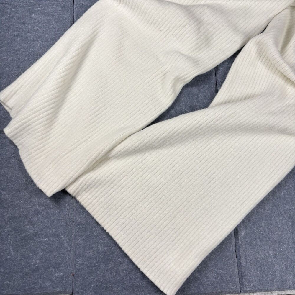 Alo Yoga Snuggle Up Sweater High-Waist Wide Leg Pant Womens XXS 2XS Cream Ivory - Picture 3 of 15